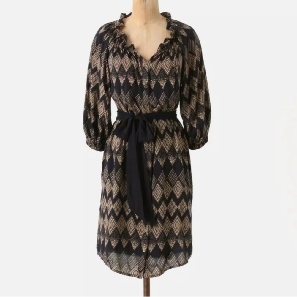 ANTHRO Edme & Esyltte button-down dress